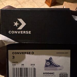 Converse Youth High-Top Sneakers - Navy